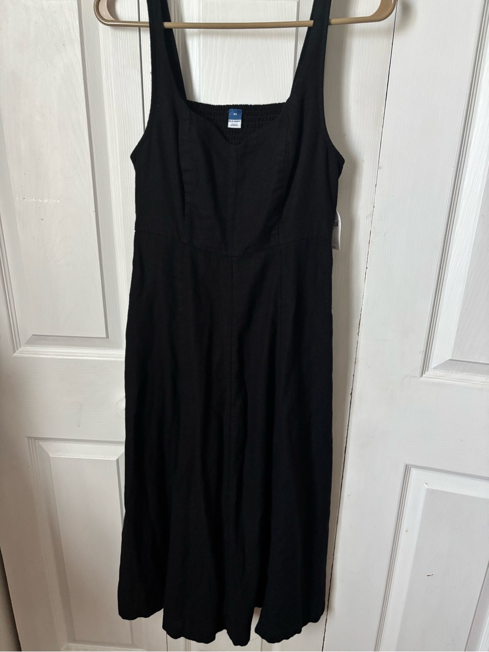 Old navy Black Sleeveless Midi Dress - Unbranded